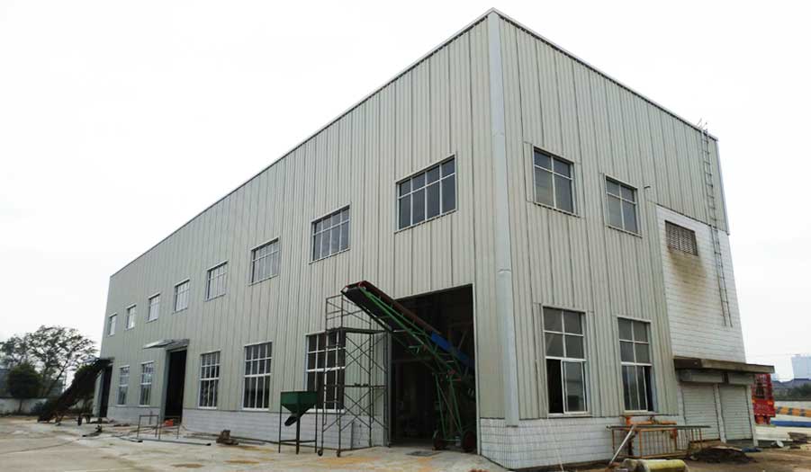 Construction of Steel Structure Workshop