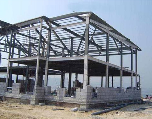 Construction of Steel Structure Workshop