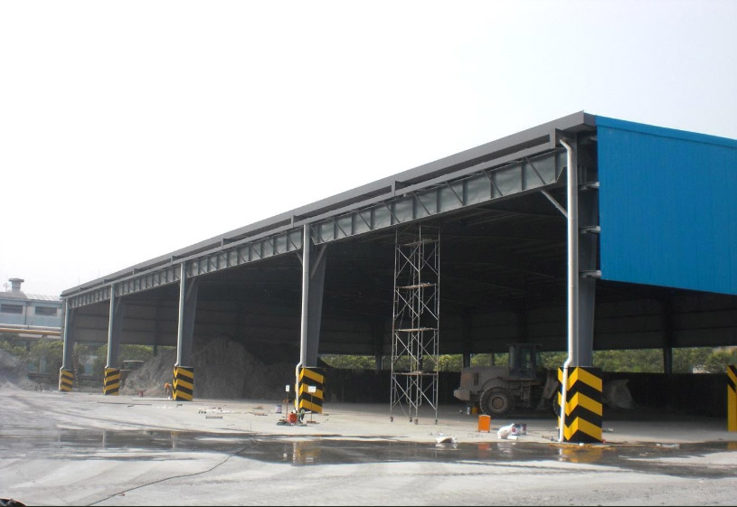 Construction of Steel Structure Workshop