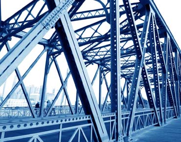 Steel structure bridge